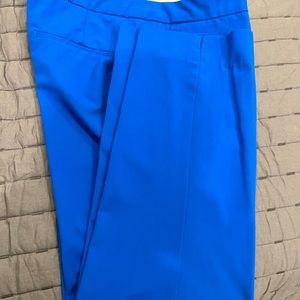 Blue ankle pants